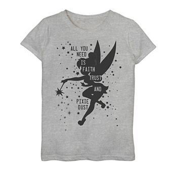 Disney's Peter Pan Girls 7-16 Tinker Bell Pixie Dust Silhouette Graphic Tee