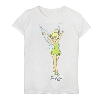 Disney's Peter Pan Girls 7-16 Tinker Bell Watercolor Sketch Graphic Tee