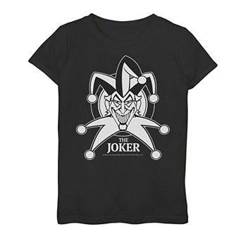 Girls 7-16 DC Comics Joker Smiling Classic Poster Graphic Tee