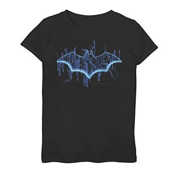 Girls 7-16 DC Comics Batman Digital Classic Logo Graphic Tee