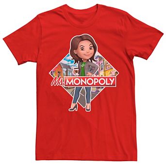 Men's Monopoly Ms. Monopoly Logo Tee