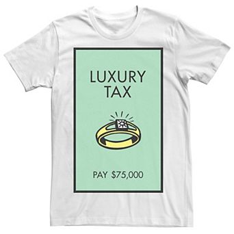 Men's Monopoly Luxury Tax Pay 75,000 Tee