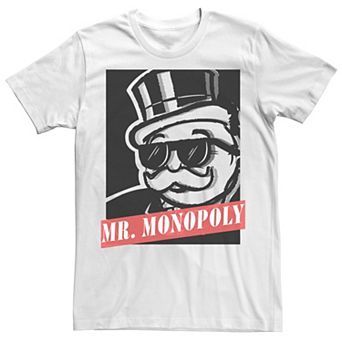Men's Monopoly Mr. Monopoly Graphic Poster Tee