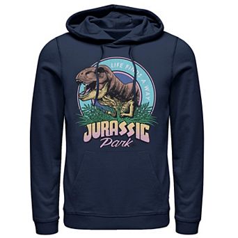 Men's Jurassic Park Life Finds A Way Vibrant Hoodie