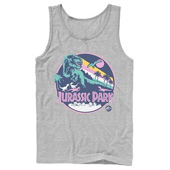 Men's Jurassic Park Retro Rex Scene Tank Top