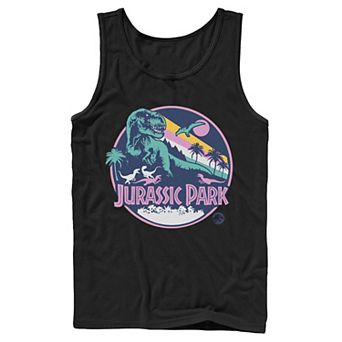 Men's Jurassic Park Retro Rex Scene Tank Top