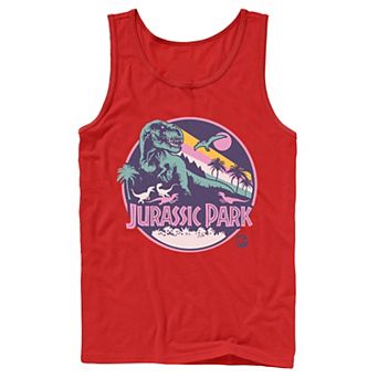 Men's Jurassic Park Retro Rex Scene Tank Top