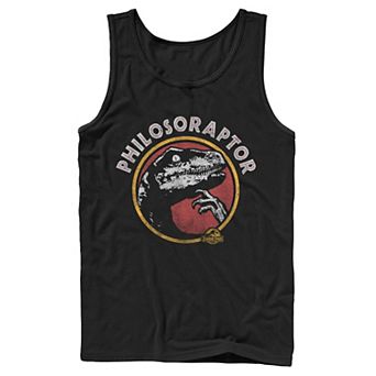 Men's Jurassic Park Philosoraptor Pose Humor Tank Top