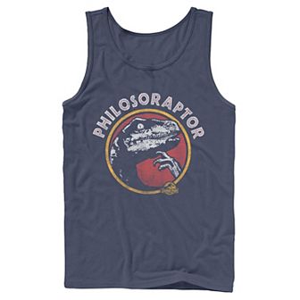 Men's Jurassic Park Philosoraptor Pose Humor Tank Top