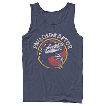 Men's Jurassic Park Philosoraptor Pose Humor Tank Top