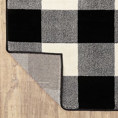 StyleHaven Genova Gingham Plaid Area Rug