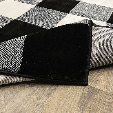 StyleHaven Genova Gingham Plaid Area Rug