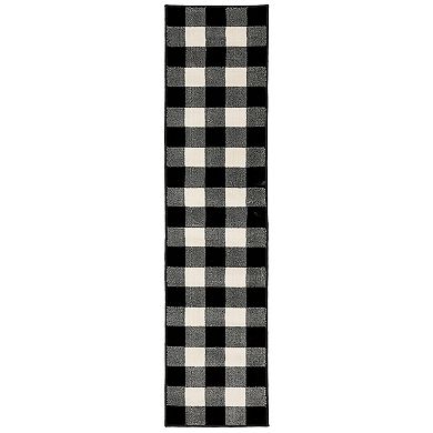 StyleHaven Genova Gingham Plaid Area Rug