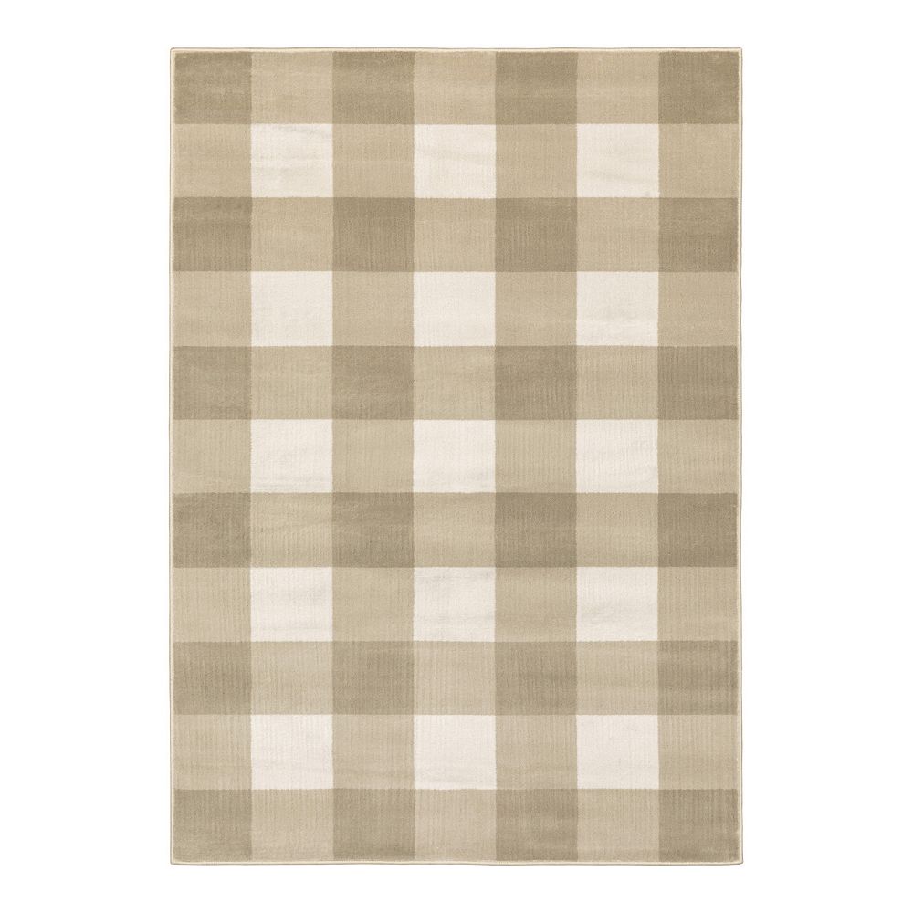 StyleHaven Genova Gingham Plaid Area Rug