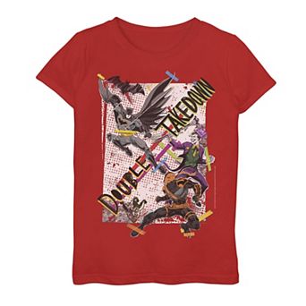 Girls 7-16 DC Comics Batman Double Takedown Graphic Tee