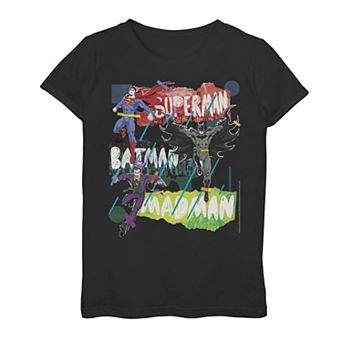 Girls 7-16 Justice League Halftone Graphic Tee
