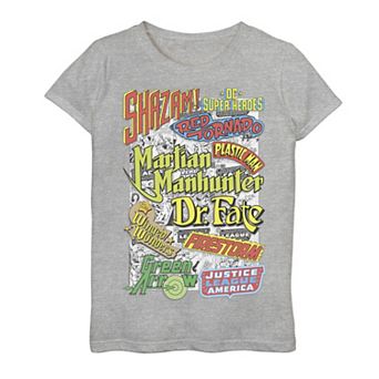 Girls 7-16 Justice League Old Justice Graphic Tee