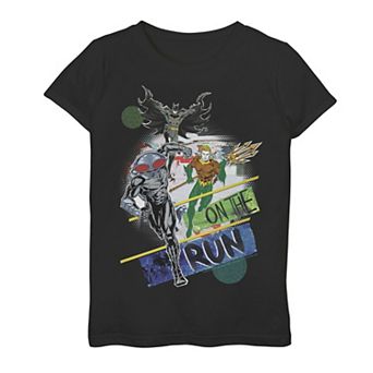Girls 7-16 DC Comics Justice League Black Manta Chase Graphic Tee