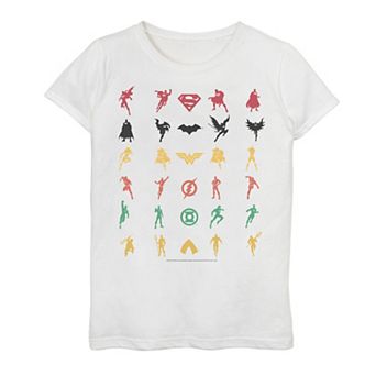 Girls 7-16 Justice League League Moves Graphic Tee