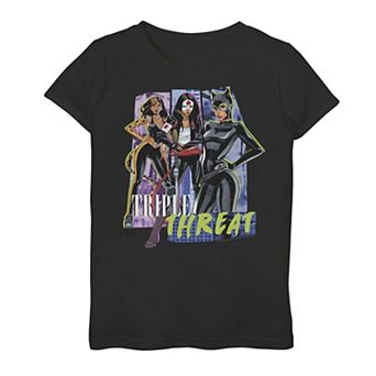 Girls 7-16 Justice League Threat Graphic Tee