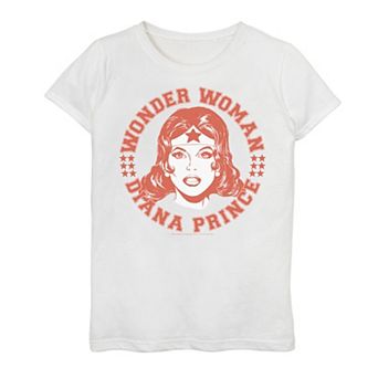 Girls 7-16 Wonder Woman College Woman Graphic Tee