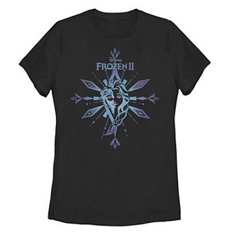 Disney's Frozen 2 Elsa Snowflake Portrait Juniors' Tee