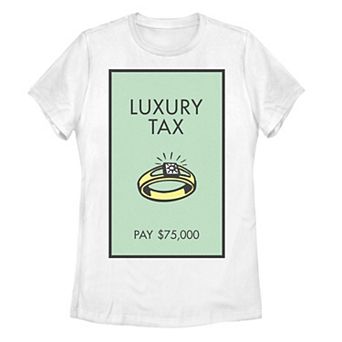 Juniors' Monopoly Luxury Tax Pay $75,000 Tee