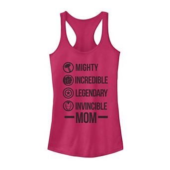 Juniors' Marvel Mother's Day Hero Strength Tank Top