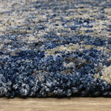 StyleHaven Ashytn Abstract Galaxy Shag Area Rug