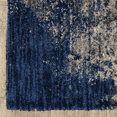 StyleHaven Ashytn Abstract Galaxy Shag Area Rug