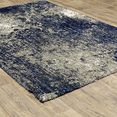 StyleHaven Ashytn Abstract Galaxy Shag Area Rug