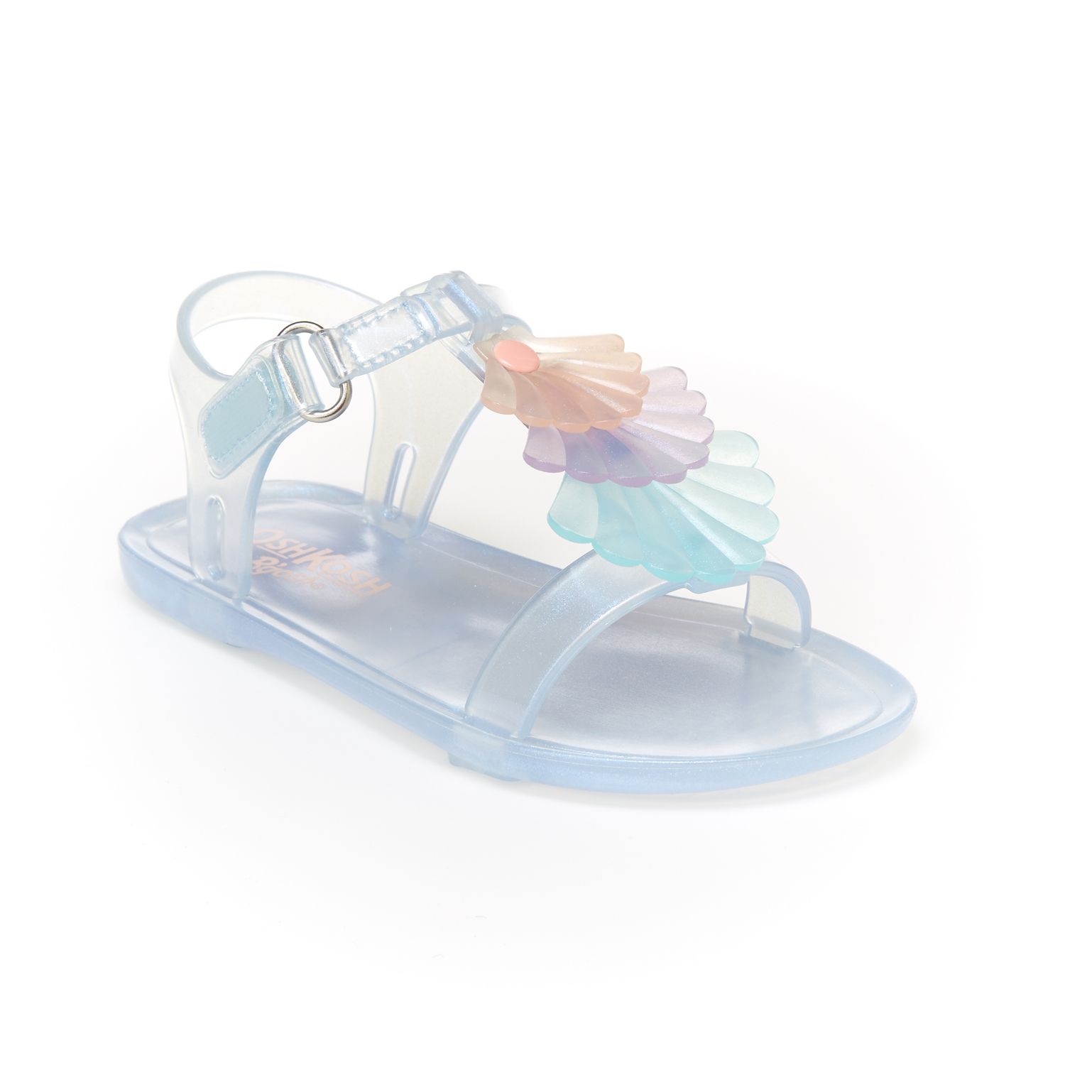 oshkosh rainbow jelly sandals
