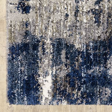 StyleHaven Ashytn Abstract Galaxy Shag Area Rug