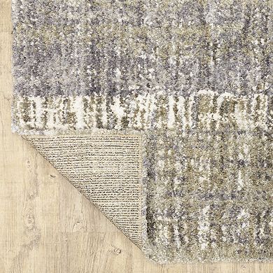 StyleHaven Ashytn Distressed Stripe Shag Area Rug