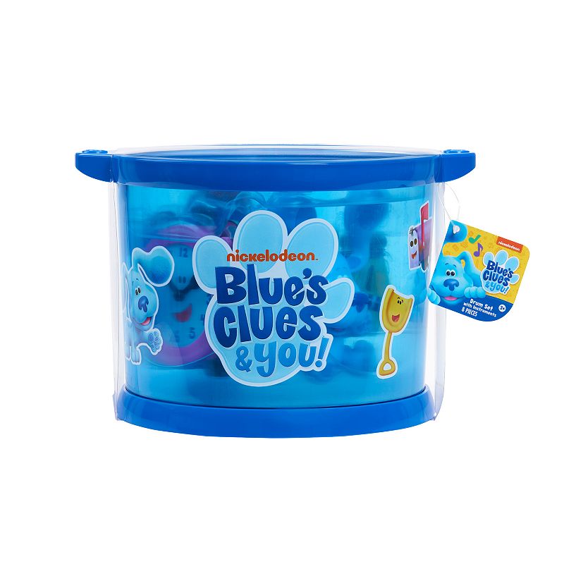 Just Play Blues Clues & You! Musical Drum Set, Multicolor