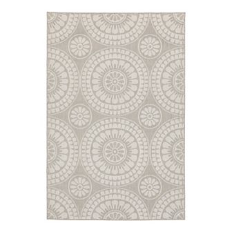 StyleHaven Porter Circles Indoor Outdoor Area Rug