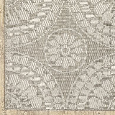 StyleHaven Porter Circles Indoor Outdoor Area Rug