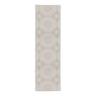 StyleHaven Porter Circles Indoor Outdoor Area Rug