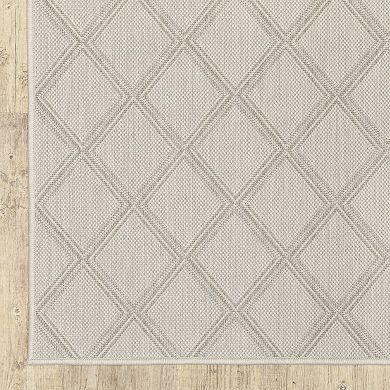 StyleHaven Porter Lattice Indoor Outdoor Area Rug