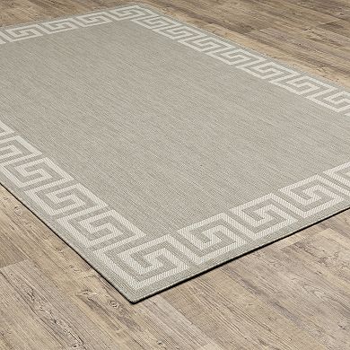 StyleHaven Porter Tribal Border Indoor Outdoor Area Rug