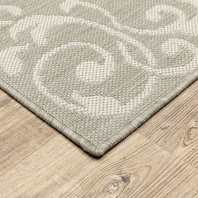 StyleHaven Porter Medallion Indoor Outdoor Area Rug