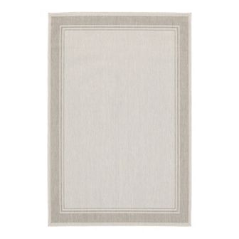 StyleHaven Porter Solid Border Indoor Outdoor Area Rug
