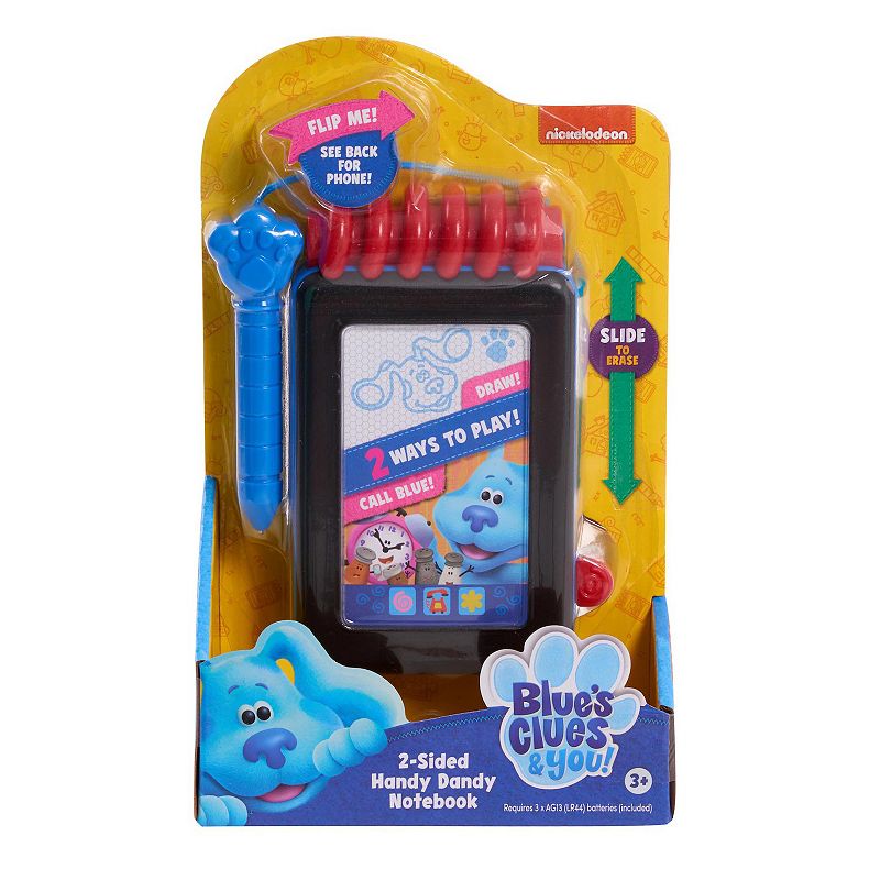 Just Play Blues Clues & You! 2 sided Handy Dandy Notebook, Multicolor