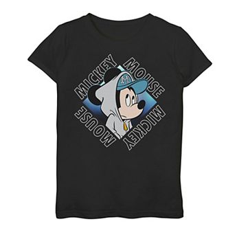 Disney's Mickey Mouse Girls 7-16 Hoodie Portrait Graphic Tee