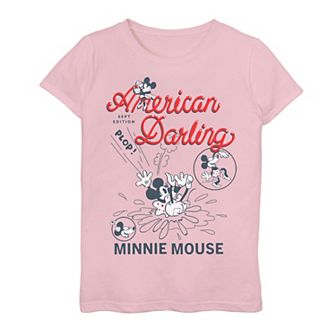 Disney's Minnie Mouse Girls 7-16 American Darling Comic Graphic Tee