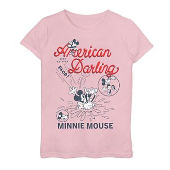 Disney's Minnie Mouse Girls 7-16 American Darling Comic Graphic Tee