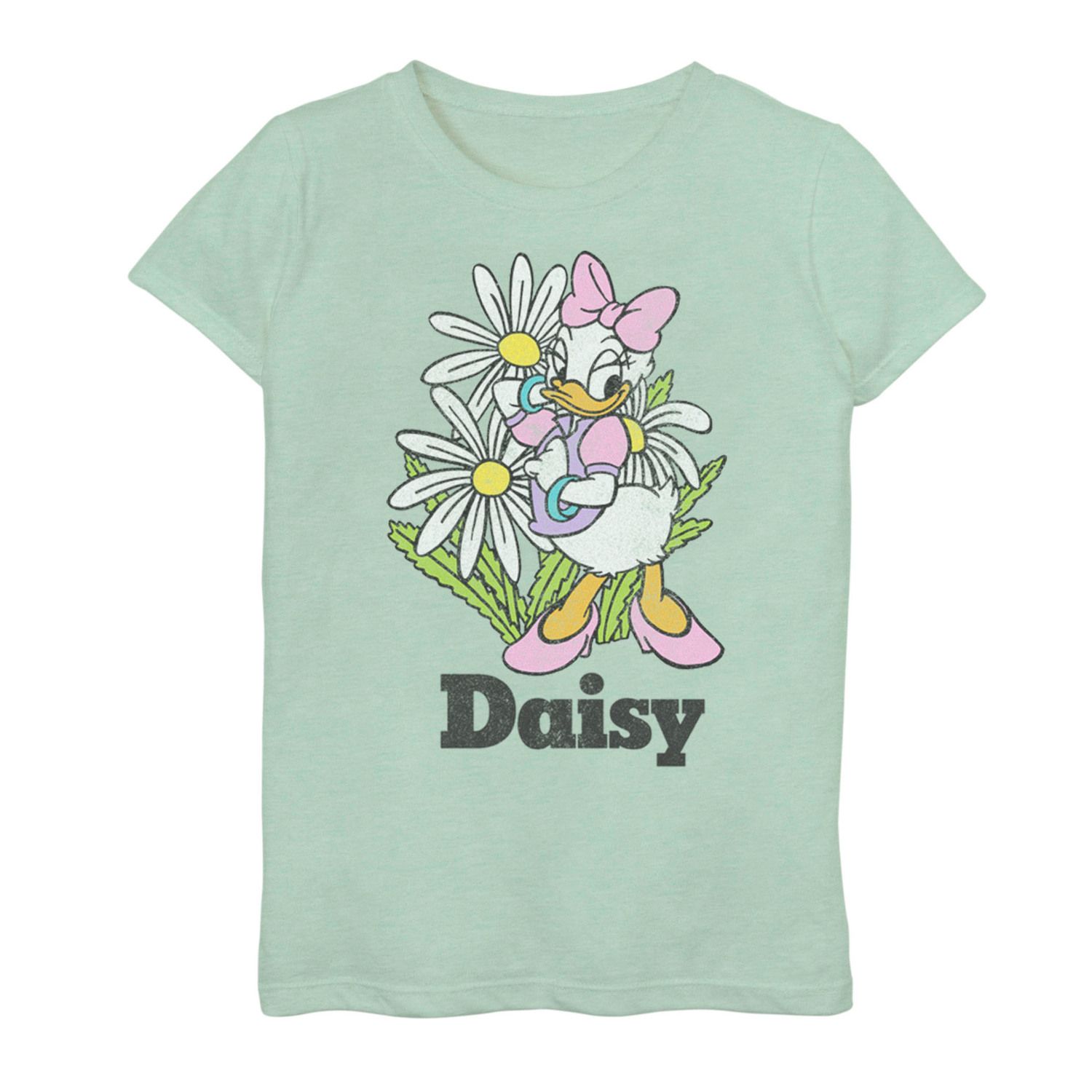 Image for Disney 's Mickey And Friends Girls 7-16 Daisy Duck Floral Portrait Graphic Tee at Kohl's.