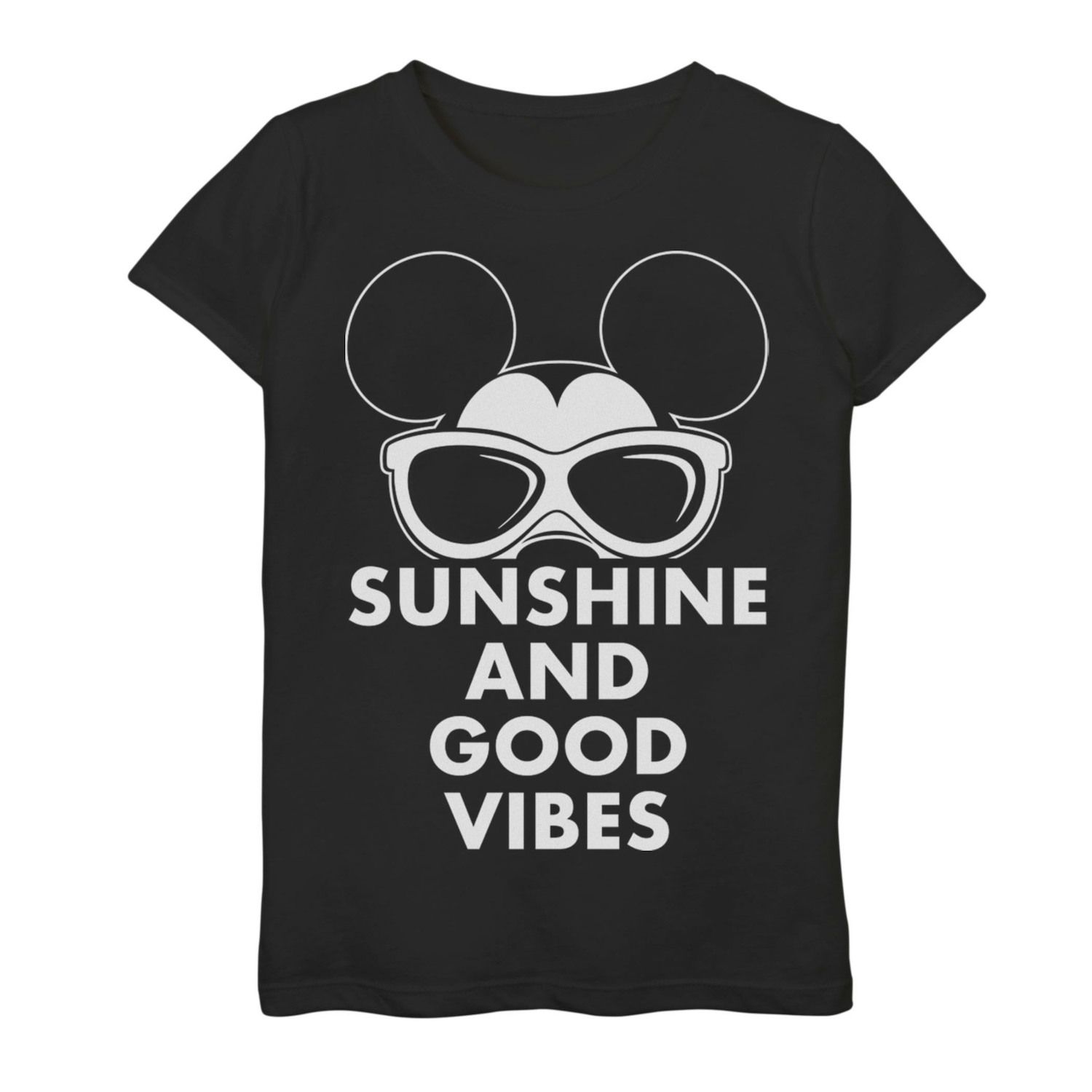 Image for Disney s Mickey Mouse & Friends Girls 7-16 Mickey Sunshine And Good Feelings Graphic Tee at Kohl's.