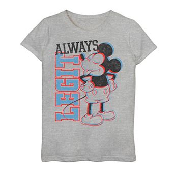 Disney's Mickey Mouse Girls 7-16 Always Legit Portrait Graphic Tee