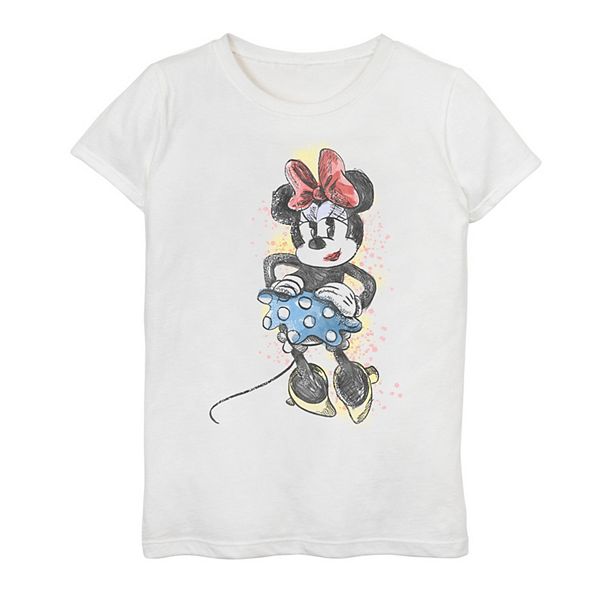 Disney's Mickey Mouse & Friends Girls 7-16 Minnie Mouse Sketch Portrait ...